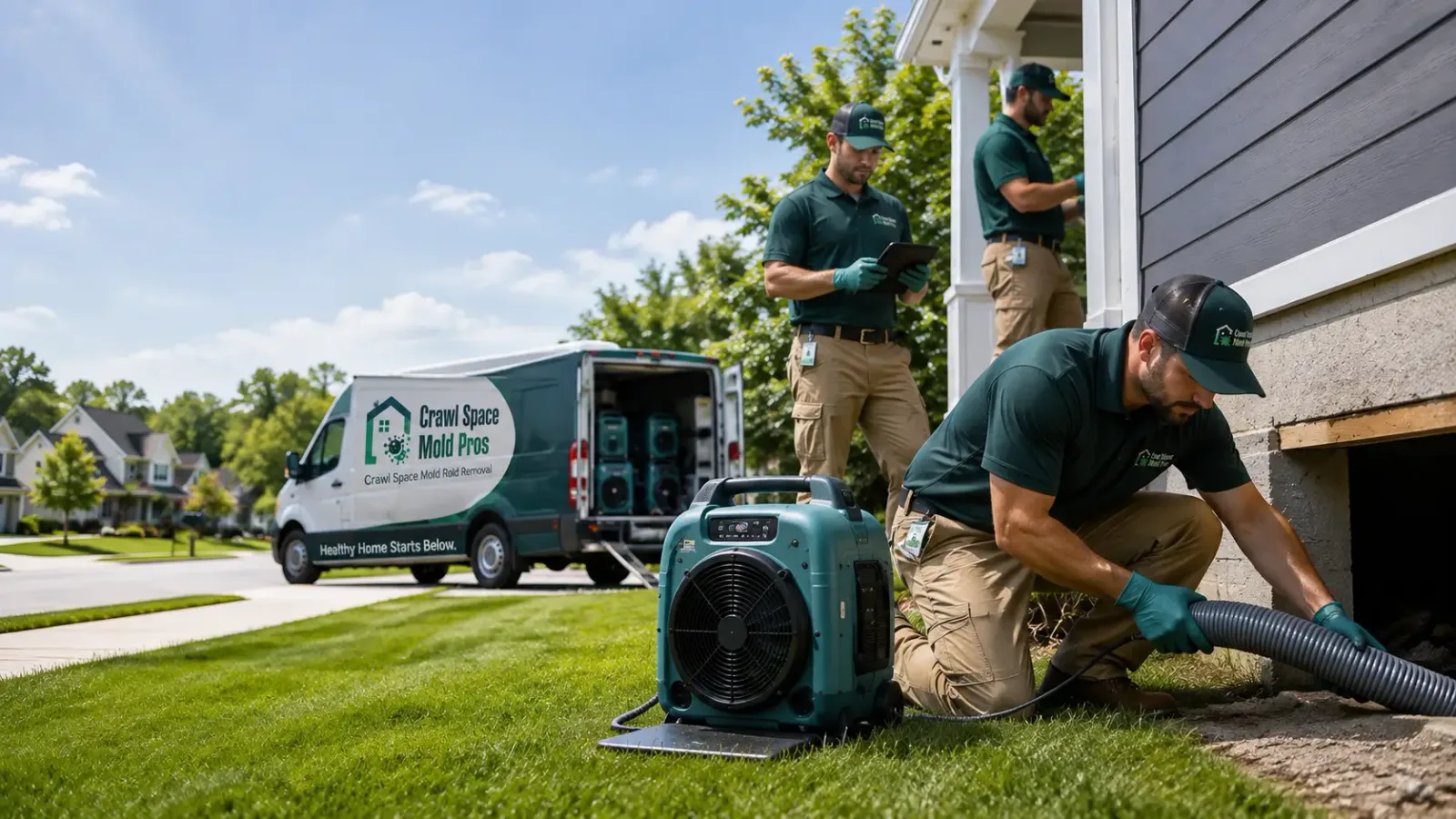 Crawl Space Mold Removal in South Dennis, NJ